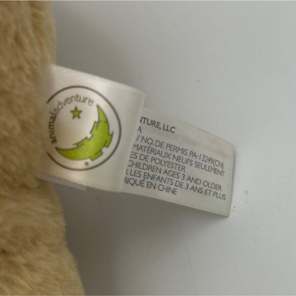 Animal Adventure Lion Plush Stuffed Brown Sitting 12" Toy Lovey Plushy 2021 Zoo - Picture 4 of 7